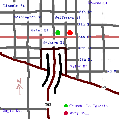 Church's Map | Mapa de la Iglesia